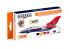 Hataka Hobby peinture laque Orange Line CS85 Modern Royal Air Force paint set vol. 4 6 x 17ml