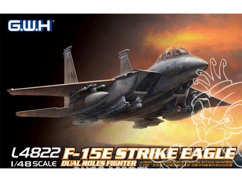 Great Wall Hobby maquette avion L4822 F-15E Strike Eagle 1/48