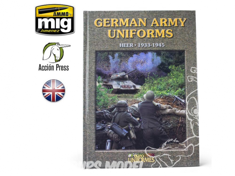 Euromodelismo livre EURO0026 Uniformes de l'Armée Allemande HEER - 1933 - 1945 en Anglais