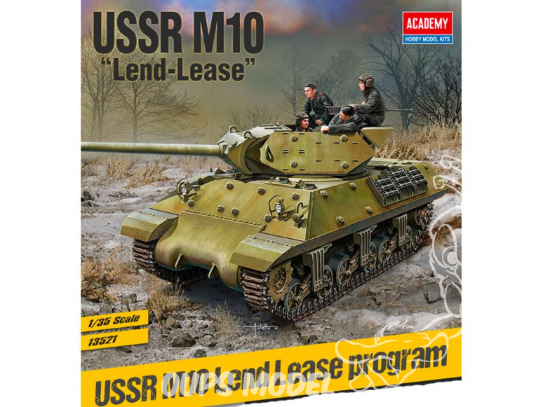 Academy maquettes militaire 13521 USSR M10 "Lend-Lease" 1/35