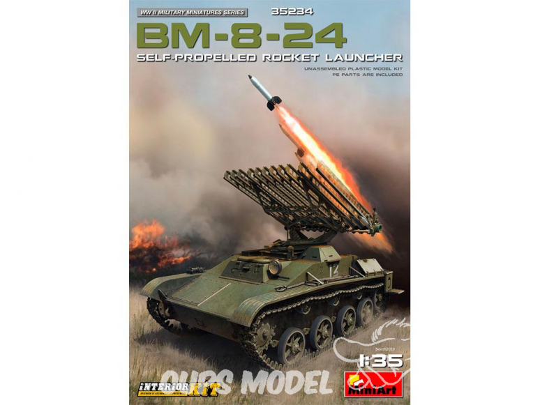 Mini Art maquette militaire 35234 BM-8-24 LANCE-ROCKET AUTO-MOTEUR 1/35