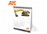 Ak interactive AK-CLD19 Calendrier Ak Interactive 2019 en Anglais