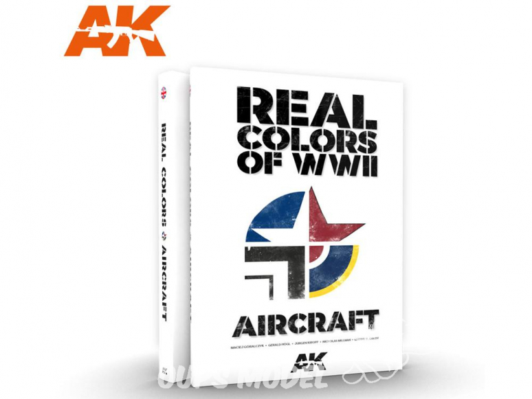 Ak Interactive livre AK290 Real Colors WWII Aircraft - Couleurs réelles Avions en Anglais