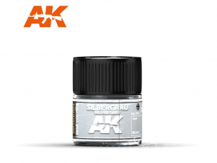 Ak interactive Real Colors RC210 Gris Argent RAL7001 - Silbergrau 10ml