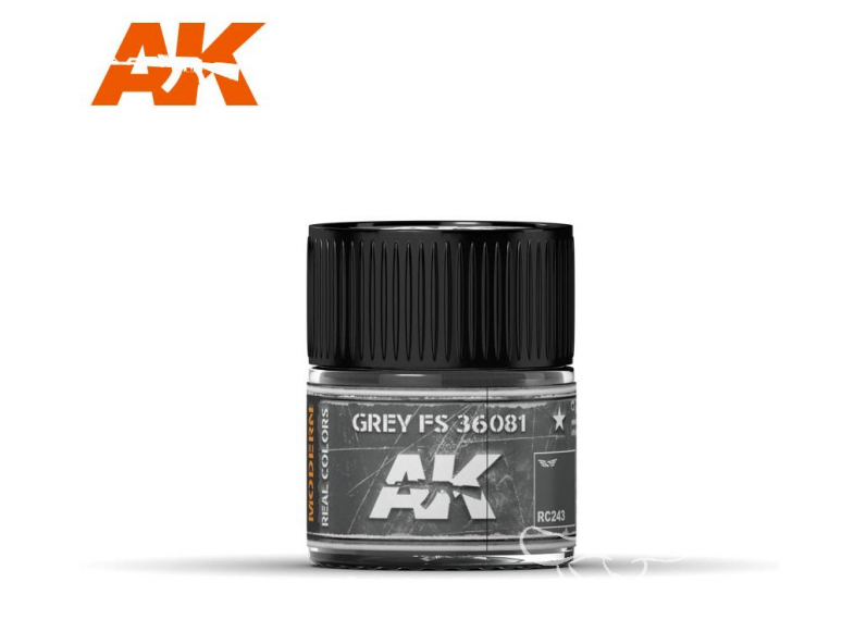 Ak interactive Real Colors RC243 Gris FS36081 - Grey 10ml