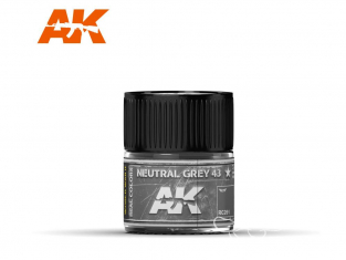 Ak interactive Real Colors RC261 Gris neutre 43 - Neutral grey 43 10ml