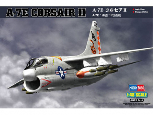HOBBY BOSS maquette avion 80345 A-7E Corsair II 1/48