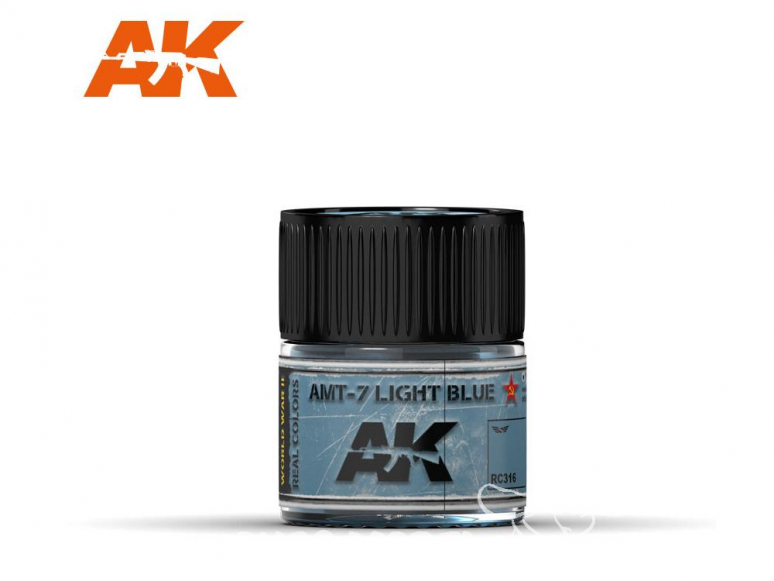 Ak interactive Real Colors RC316 Bleu clair - AMT-7 Light Blue 10ml