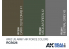 Ak interactive Real Colors Set RCS026 Couleurs WWI US Army Air Force 3 x 10ml