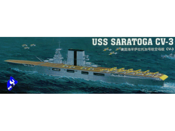 trumpeter maquette bateau 05607 PORTE-AVIONS USS CV-3 "SARATOGA"
