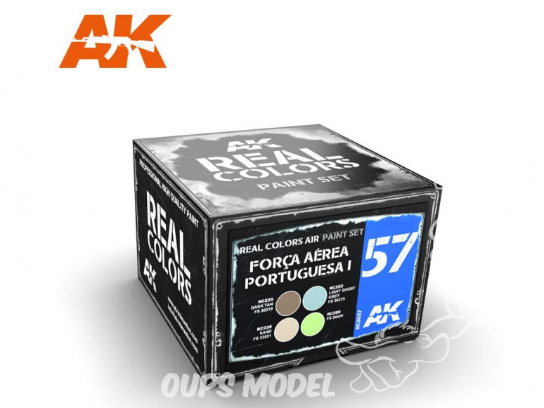 Ak interactive Real Colors Set RCS057 Força Aerea Portuguesa I 4 x 10ml