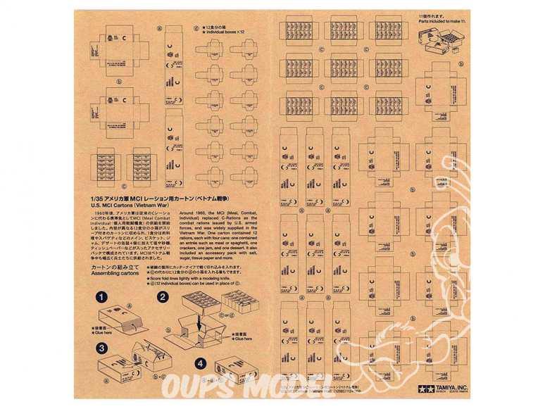 TAMIYA 12685 Rations MCI Vietnam