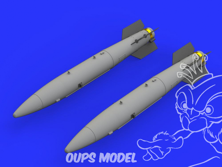 Eduard kit d'amelioration avion brassin 648448 Bombe nucléaire B43-1 avec Queue SC43-4/-7 1/48