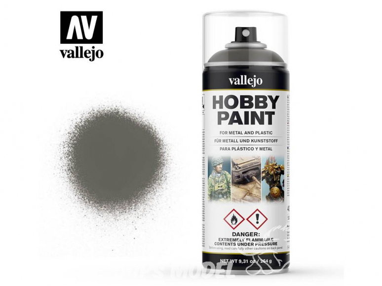 Vallejo spray 28006 Bombe peinture Gris champ Allemand - Feldgrau 400ml
