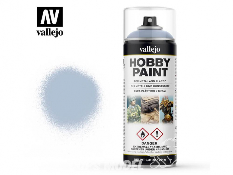 Vallejo spray 28020 Bombe peinture Gris loup 400ml