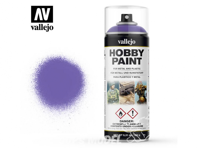 Vallejo spray 28025 Bombe peinture Violet Alien 400ml