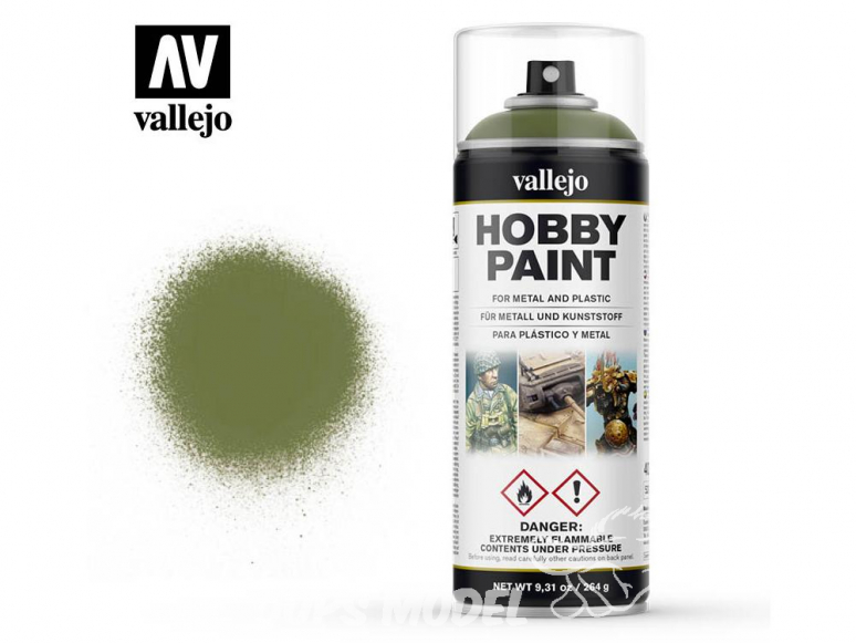 Vallejo spray 28027 Bombe peinture Vert Goblin 400ml