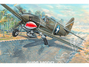 TRUMPETER maquette avion 03227 CURTISS P-40F "WARHAWK" 1942 1/32