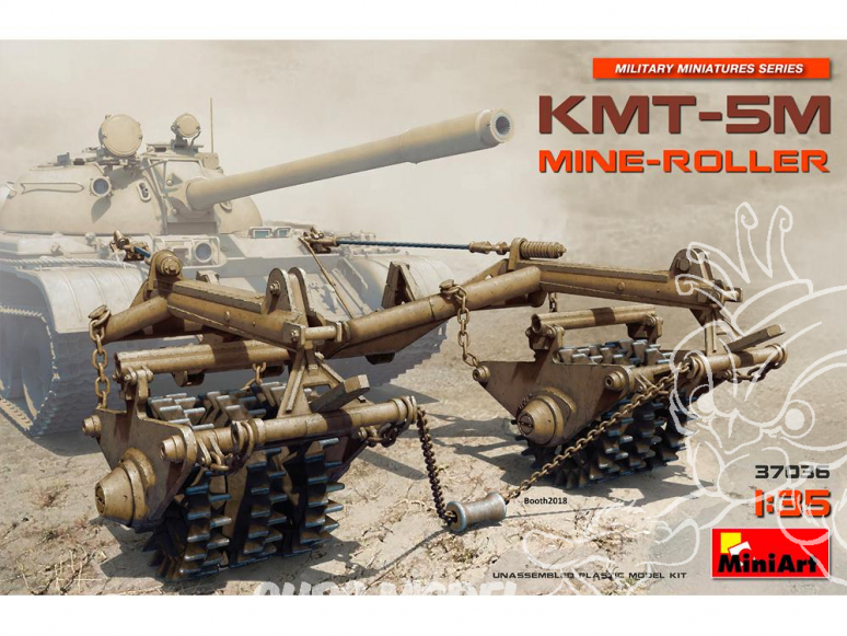 Mini Art maquette militaire 37036 KMT-5M MINE-ROLLER 1/35