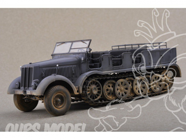 TRUMPETER maquette militaire 01583 Sd.Kfz.8 Schwerer Zugkraftwagen 12t 1/35