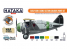 Hataka Hobby peinture laque Orange Line CS54 Set Early USN &amp; USMC Section 6 x 17ml