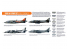 Hataka Hobby peinture laque Orange Line CS63 Set USMC AV-8 (Early Schemes) 8 x 17ml