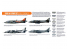 Hataka Hobby peinture laque Orange Line CS63 Set USMC AV-8 (Early Schemes) 8 x 17ml