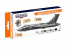 Hataka Hobby peinture laque Orange Line CS97 Set Modern Royal Air Force Vol.5 8 x 17ml