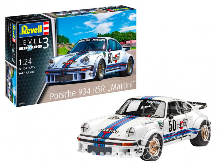 Revell maquette voiture 07685 Porsche 934 RSR "Martini" 1/24