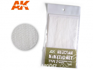 AK interactive ak8063 Filet de camouflage Type 2 Blanc personnalisable