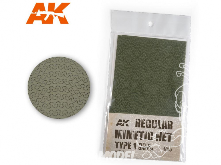 AK interactive ak8066 Filet de camouflage Type 1 Field Green