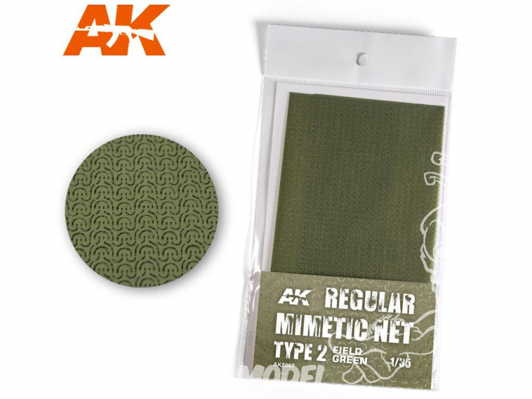 AK interactive ak8067 Filet de camouflage Type 2 Field Green