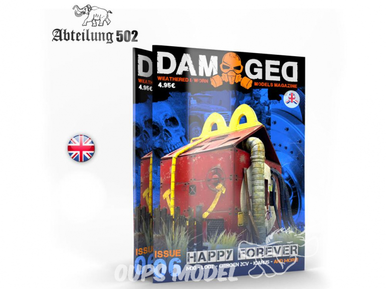 ABTEILUNG502 magazine 716 Damaged Numéro 6 Happy Forever En Anglais