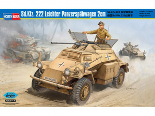 HOBBY BOSS maquette militaire 82442 Sd.Kfz 222 LeichterPanzer 1/