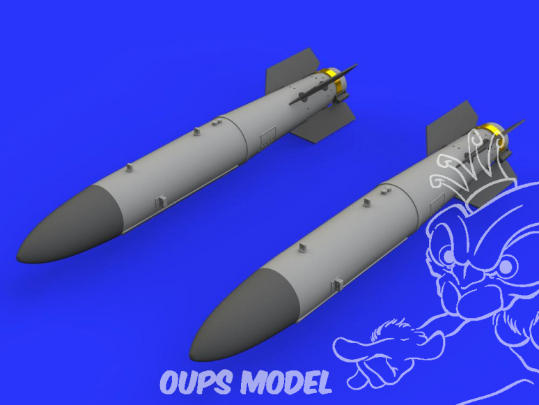 Eduard kit d'amelioration brassin 672214 Arme nucléaire B43-0 avec SC43-4/-7 Tail assembly 1/72