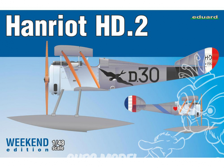 EDUARD maquette avion 8413 Hanriot HD.2 WeekEnd Edition 1/48
