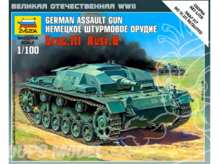 ZVEZDA maquettes militaire 6155 Sturmgeschutz III AusfB 1/100