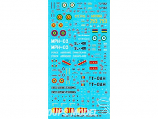 BERNA DECALS BD72-116 African Alouette III 1/72