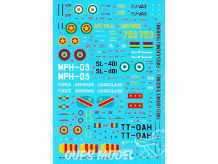 BERNA DECALS BD48-141 African Alouette III 1/48