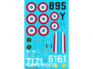 BERNA DECALS BD48-143 Aces on Bloch 152 C-1 1/48