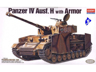 Academy maquette militaire 13233 GERMAN PANZER IV H W/ARMOR 1/35