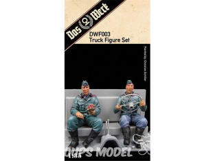 DAS WERK maquette militaire DWF003 Figurine conducteur et passager 1/35