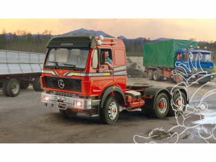 Italeri maquette camion 3943 Mercedes-Benz 2238 6x4 1/24