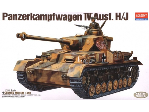 Academy maquette militaire 1328 GERMAN PANZER IV H IV H 1/35