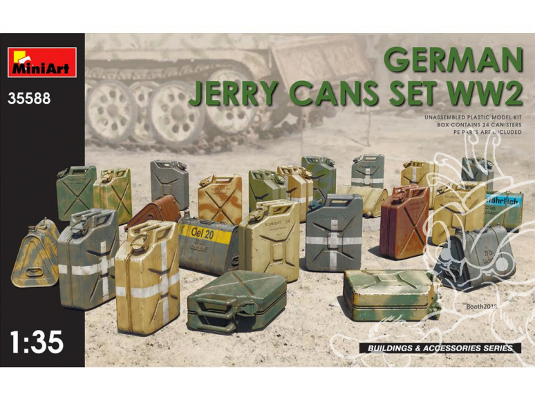 Mini Art maquette militaire 35588 Set Jerrycans Allemands WWII 1/35