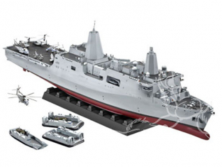 Revell maquette bateau 5118 USS New York (LPD-21) bout d&39acier provient du World Trade Center 1/35