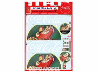 AMT décalques voiture MKA035 Décalques Coca Cola Vintage 1/25