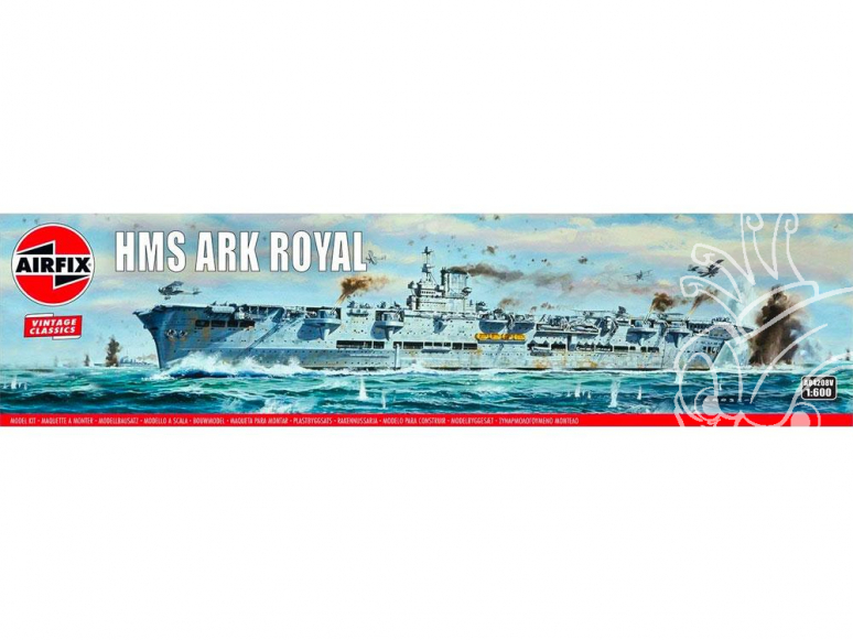 AIRFIX maquette bateau 04208V Vintage Classics HMS Ark Royal 1/600