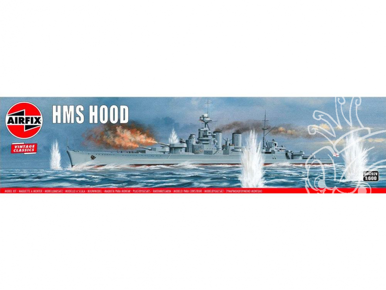 AIRFIX maquette bateau 04202V Vintage Classics HMS Hood 1/600