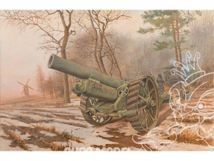 Roden maquette militaire 813 BL 8-inch howitzer Mk. VI 1/35